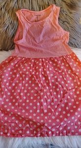 💗Girls Pink Polka-dot Sundress